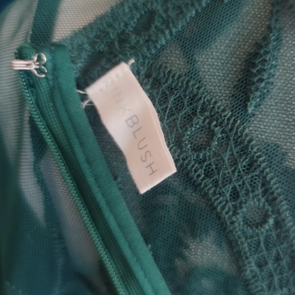 Blush Teal Maxi Dress with Embroidered Details - Picture 7 of 8